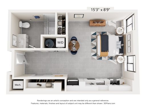 Studio S2 - 500 sq. ft. – photo 1