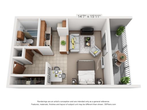 Studio Apartment 352 – photo 1
