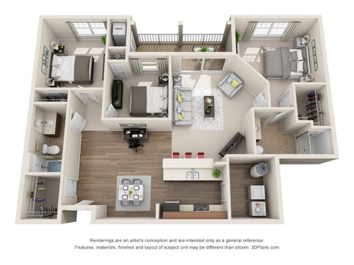 3 Bedroom 2 Bath 1416 – photo 1