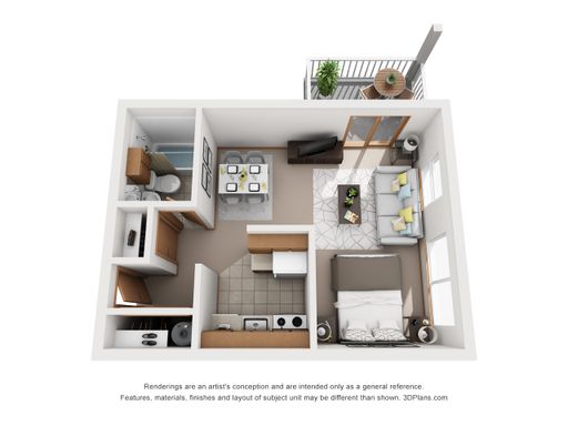 Studio Apartment 336 – photo 1