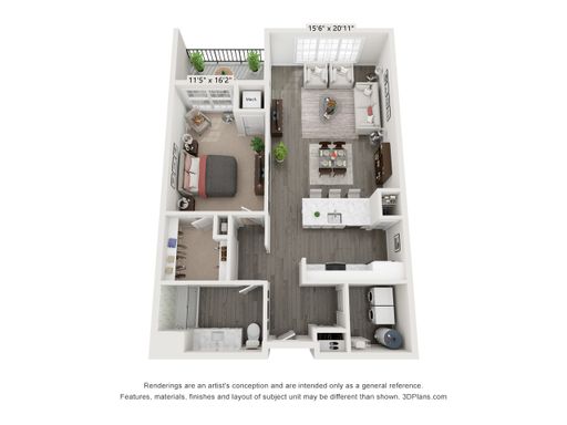 1 Bedroom 1 Bath 976 – photo 1