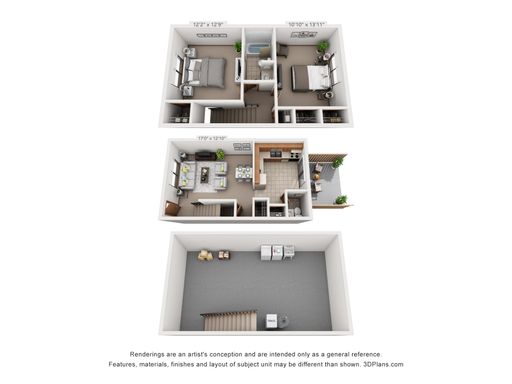 2 Bedroom 1.5 Bath Townhome Dartmoor 928 – photo 1