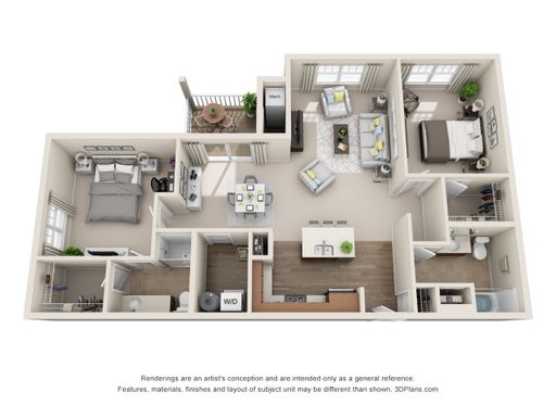 2 Bedroom 2 Bath 1309 – photo 1