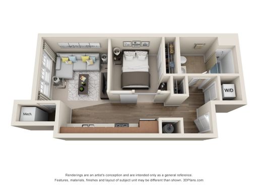Studio Apartment 557 – photo 1