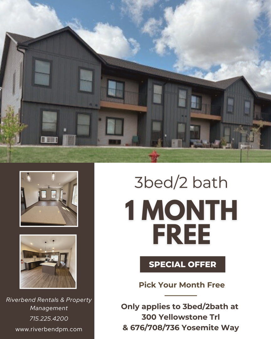 Altoona Apartment: 300 Yellowstone Tr & 676/708 Yosemite Way