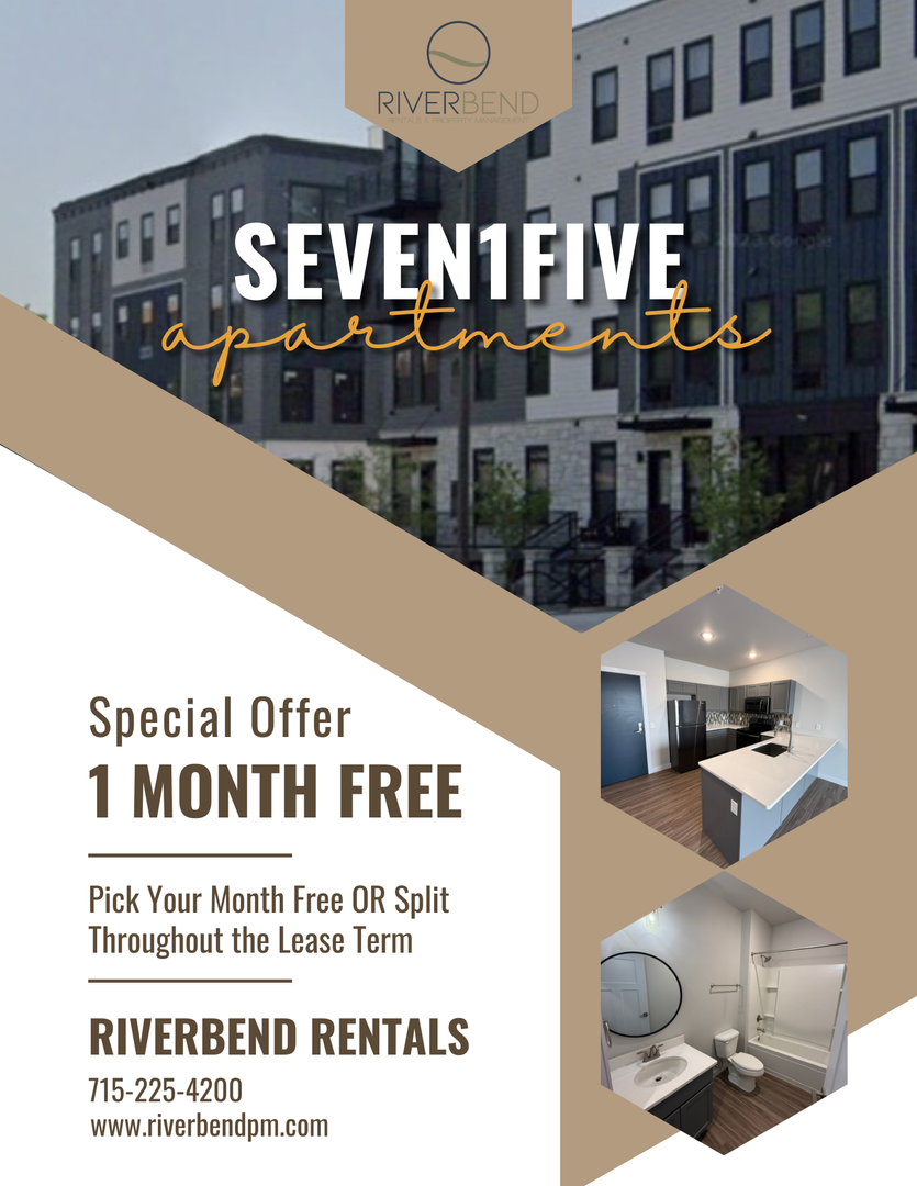 Eau Claire Apartment: 715 S Barstow St Eau Claire