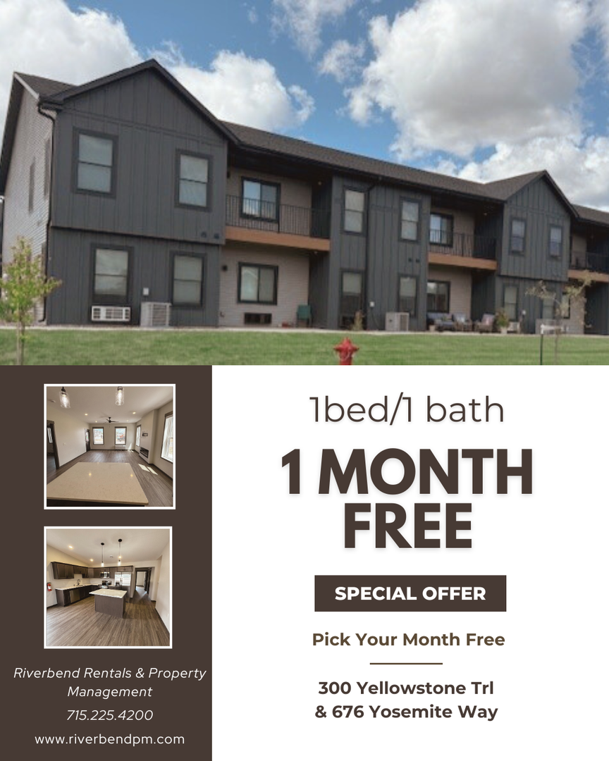 Altoona Apartment: 300 Yellowstone Tr & 676 Yosemite Way