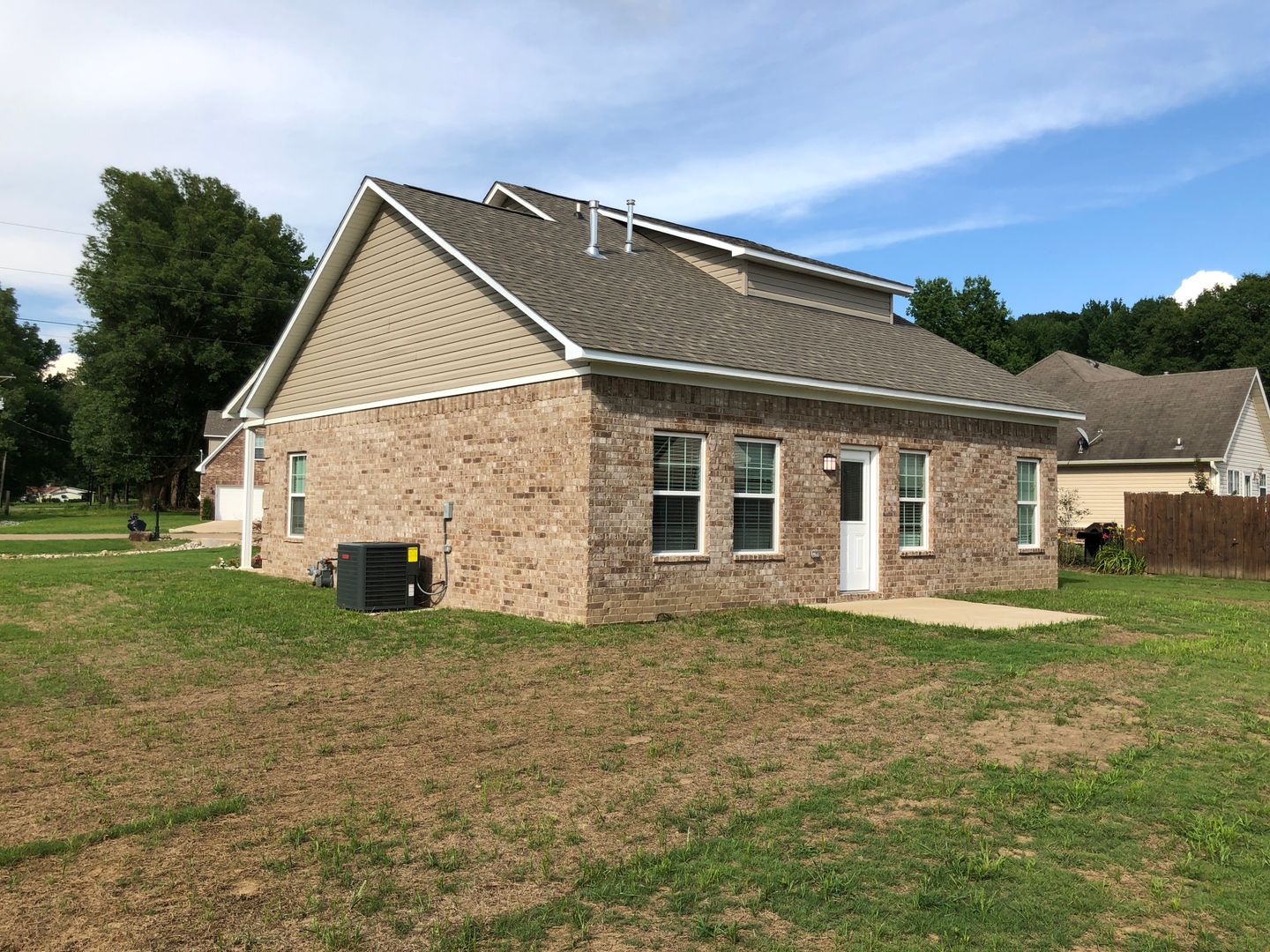 4 bedroom, 2.5 bath In Atoka built in 2019