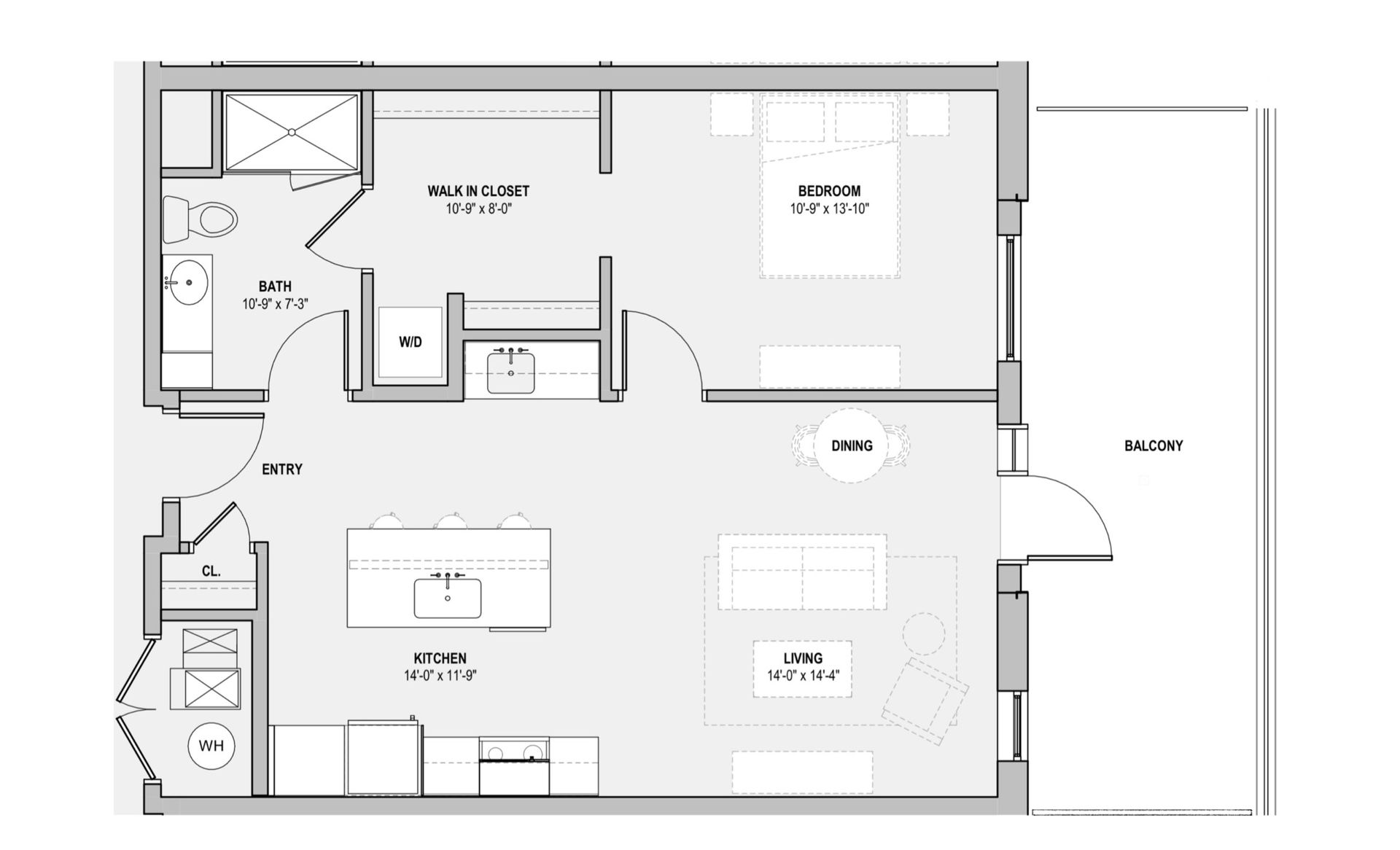 Milwaukee Apartment: 747 W Freshwater Way