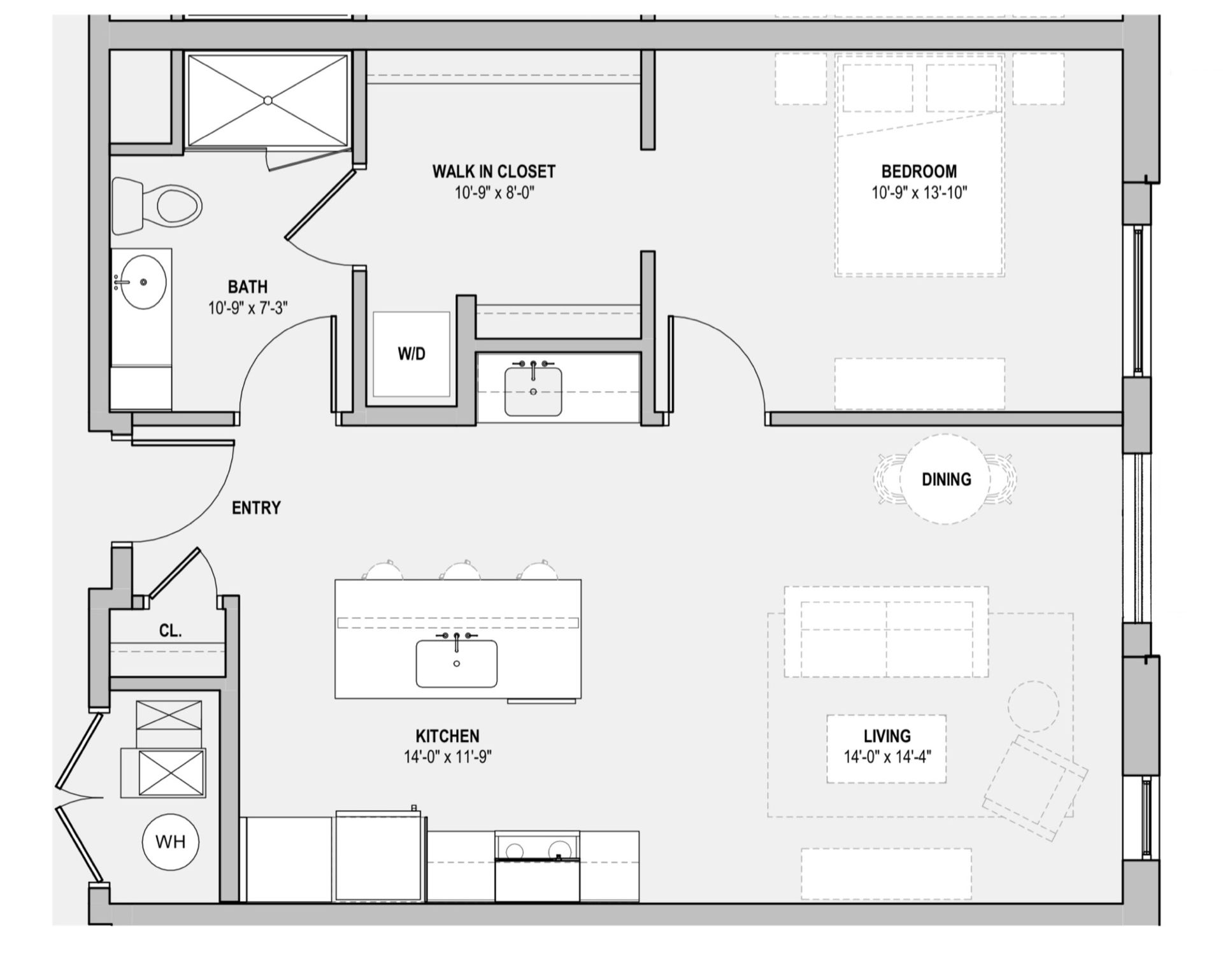 Milwaukee Apartment: 747 W Freshwater Way