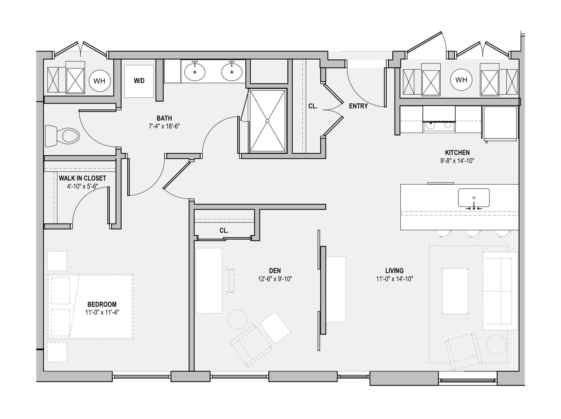 Milwaukee Apartment: 747 W Freshwater Way