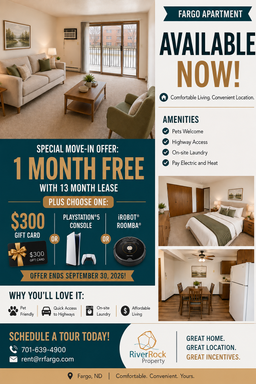 2 Bed, 1 Bath Apartment - 1 Months Free on a 13-Month Lease & $300 Gift Card! – photo 1