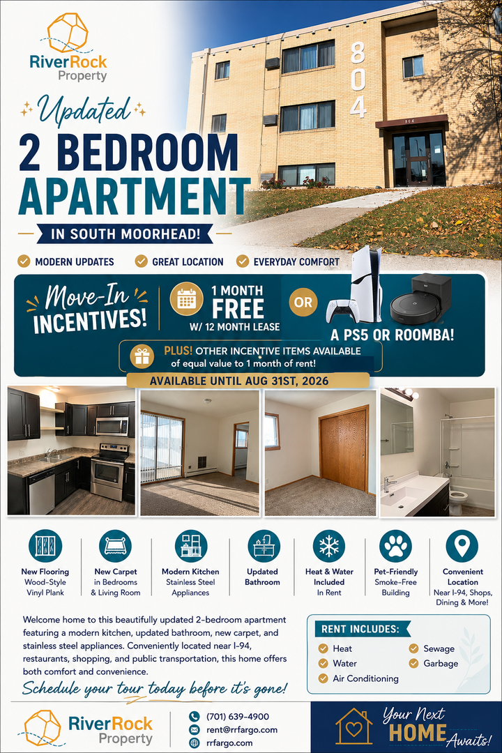 Moorhead Apartment: 804 24th Ave S