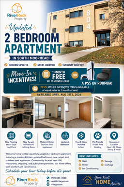 ✨ Updated 2-Bedroom Apartment in South Moorhead! ✨ – photo 1