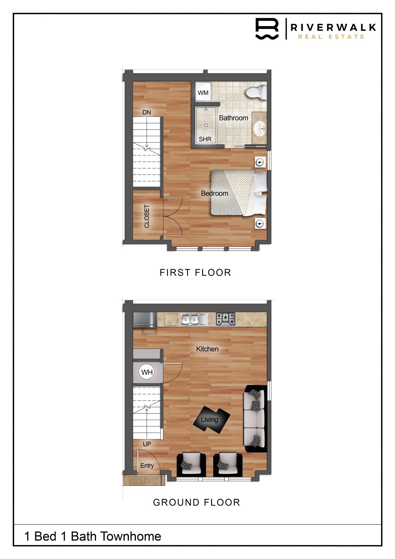 1 Bed Bath Townhome in Rockwater Village - Downtown North Little Rock