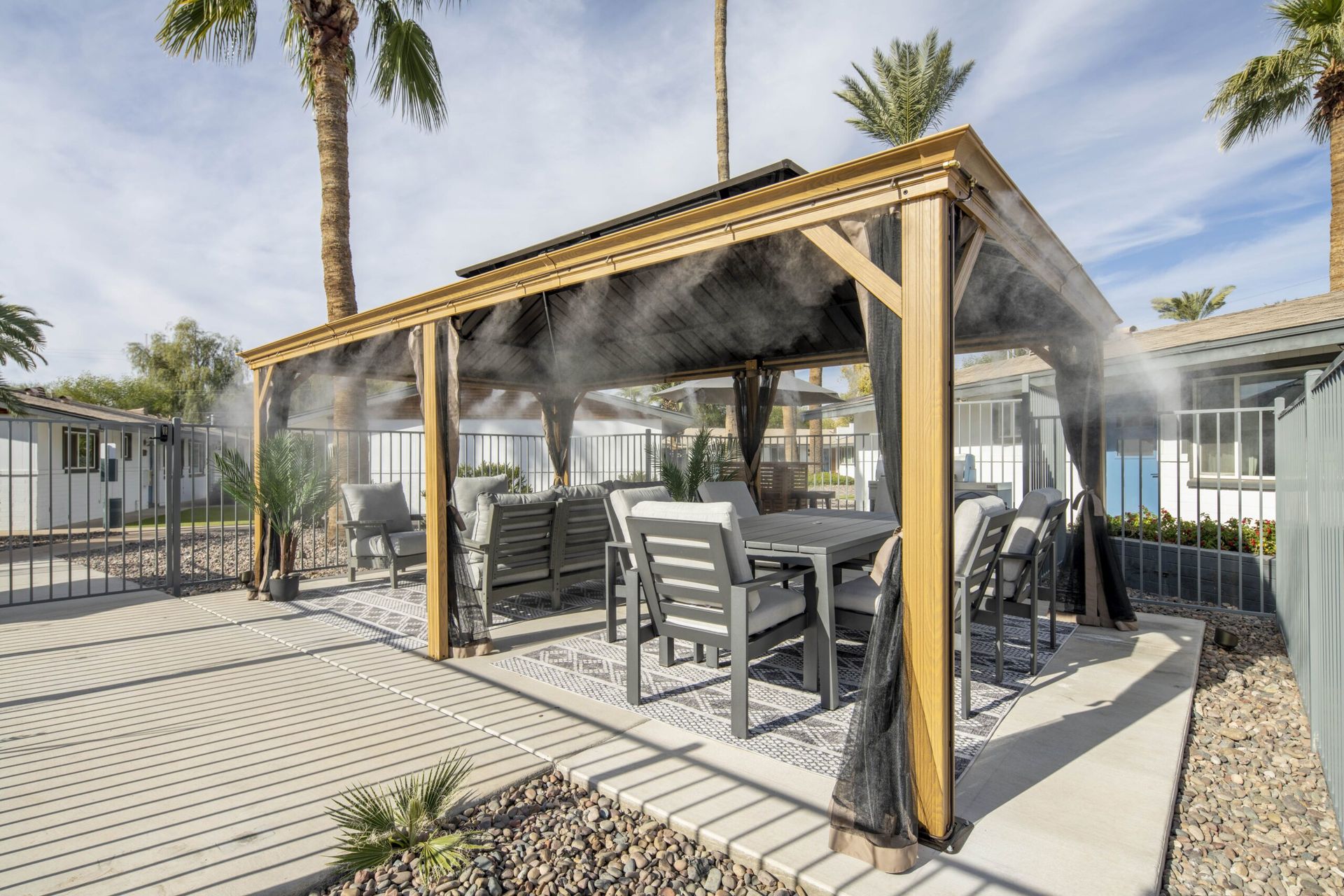 Shared outdoor space at Urban Falls.