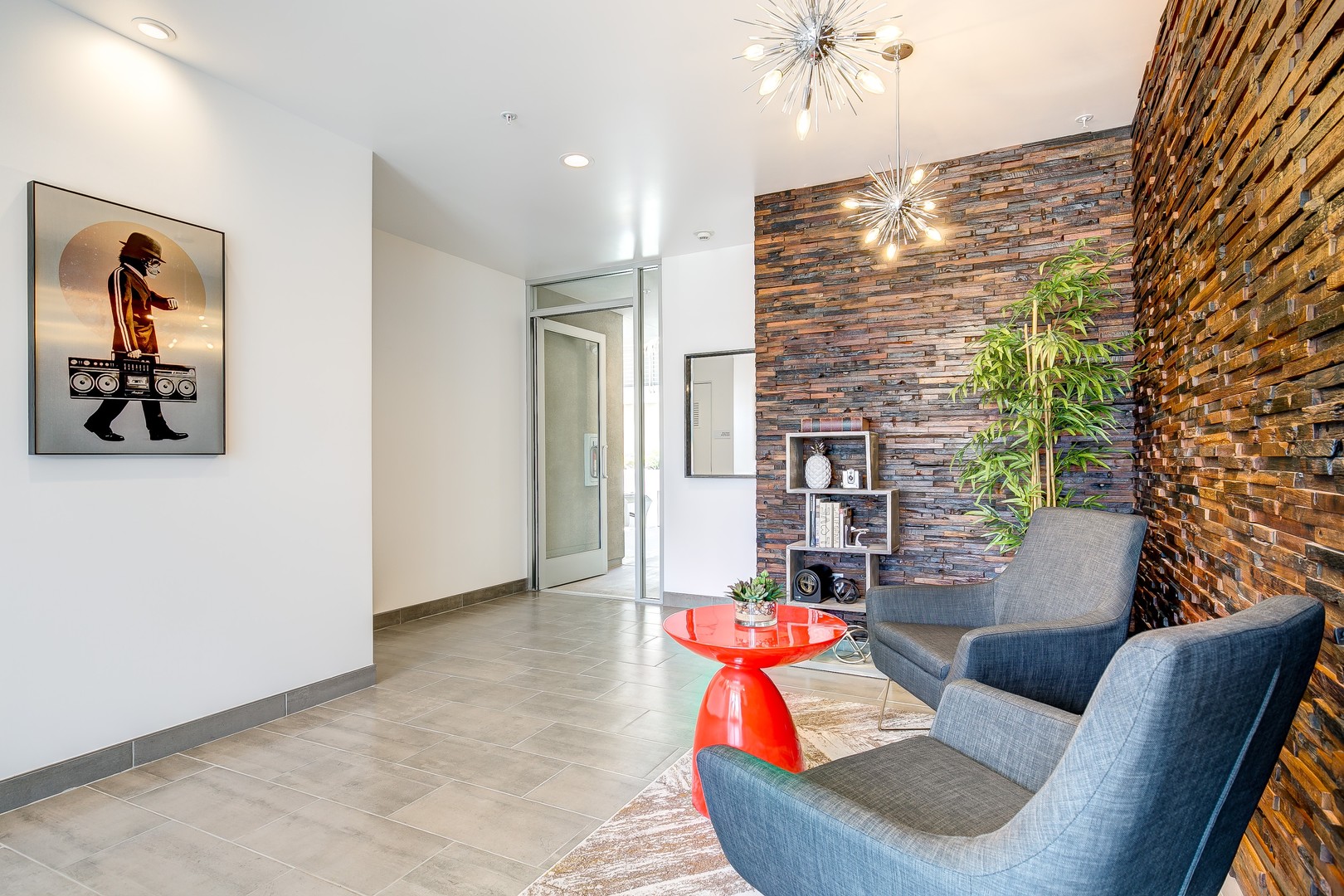 Lobby at MODERNO East (2 of 3)