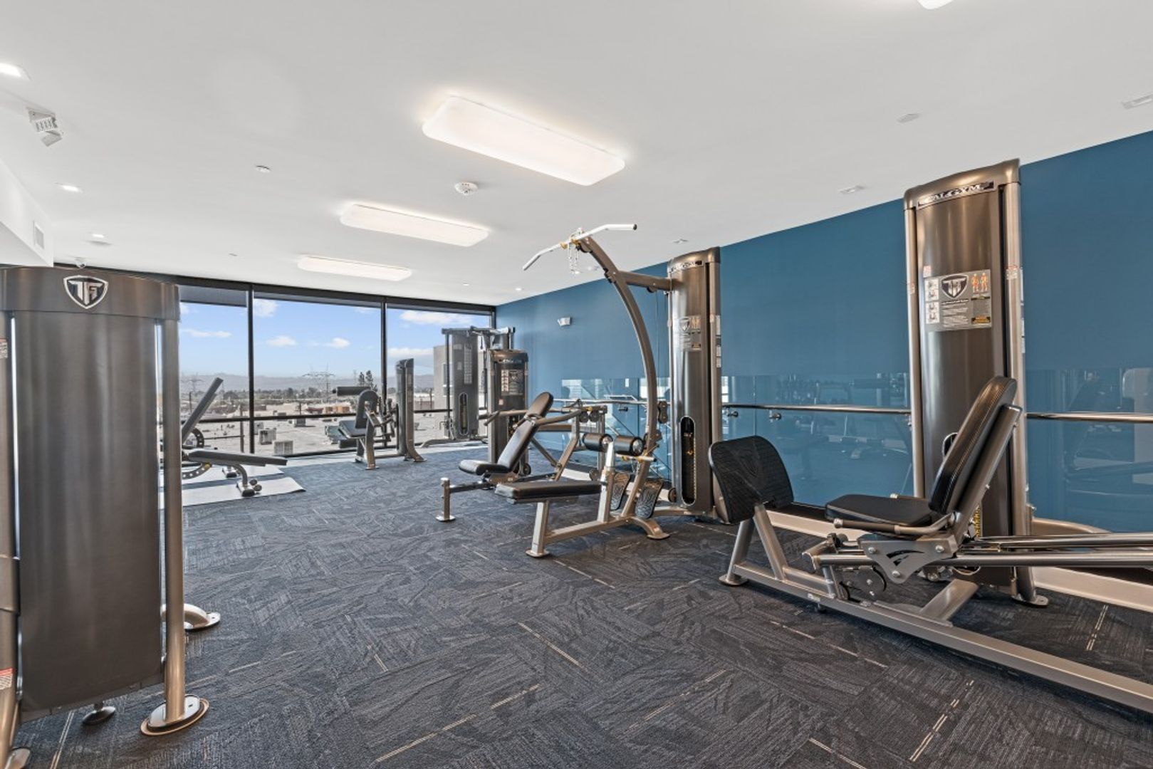 Gym at MODERNO NOHO West (6 of 7)