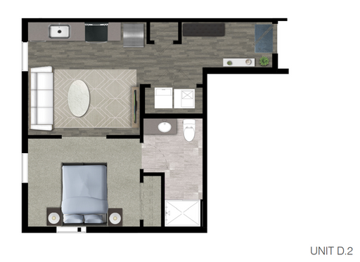 Downtown 1 bedroom High Rise! – photo 1