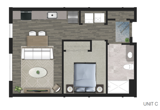 Downtown 1 bedroom High Rise! – photo 1