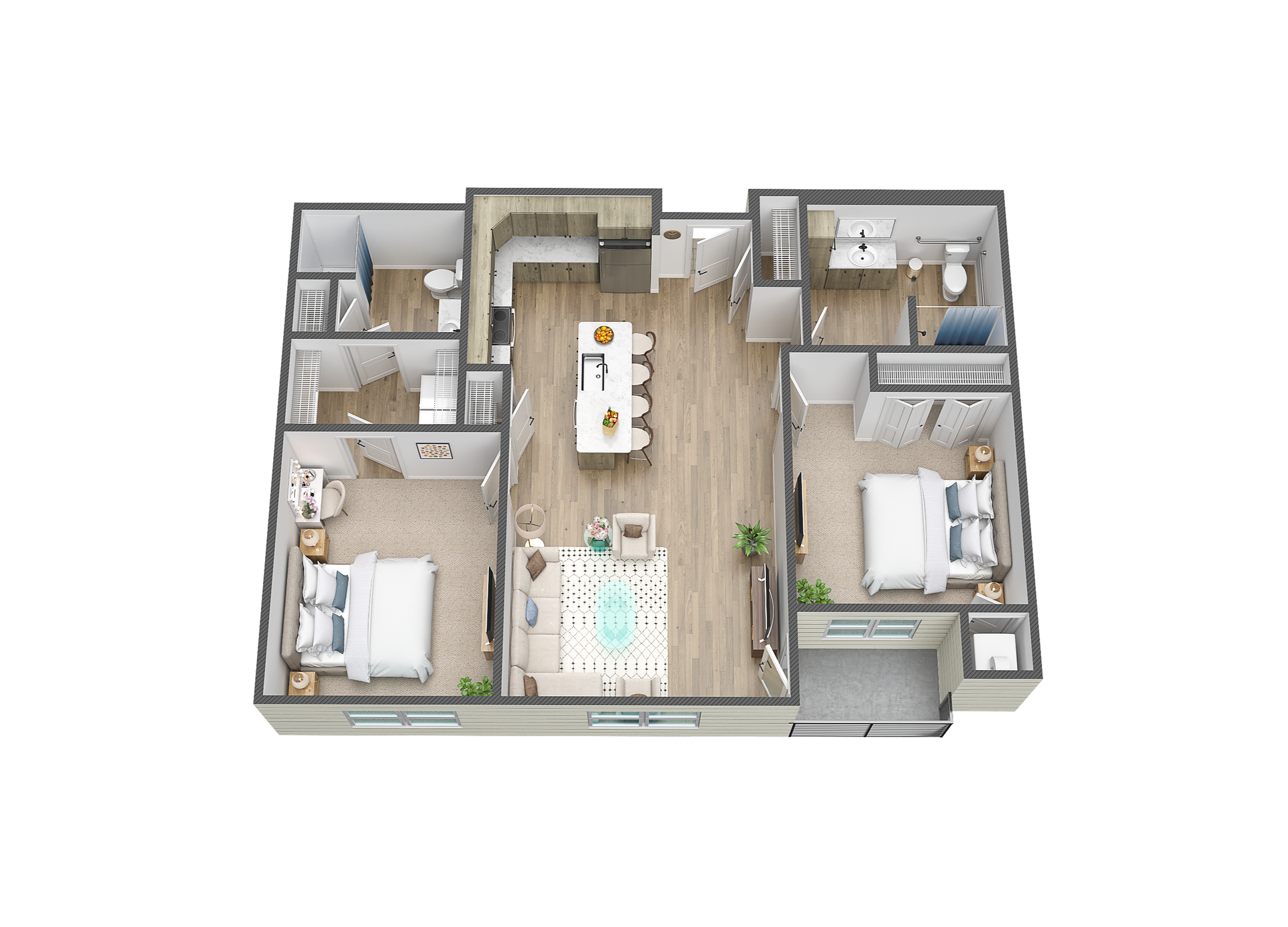 Fargo Apartment: 4400/ 4420 Calico Dr S