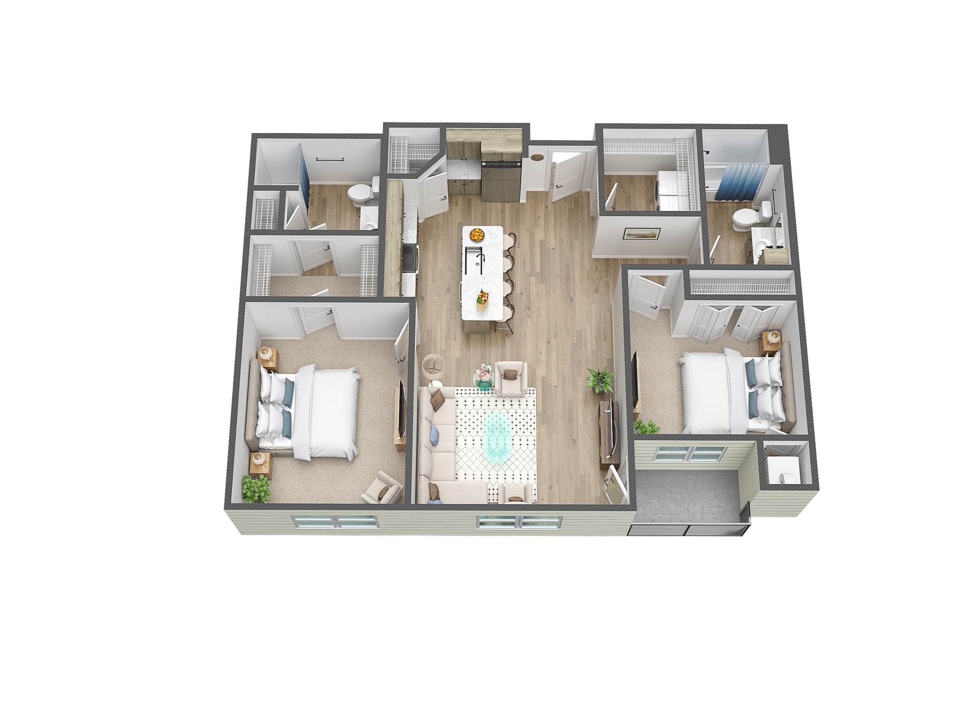 Fargo Apartment: 4400/ 4420 Calico Dr S