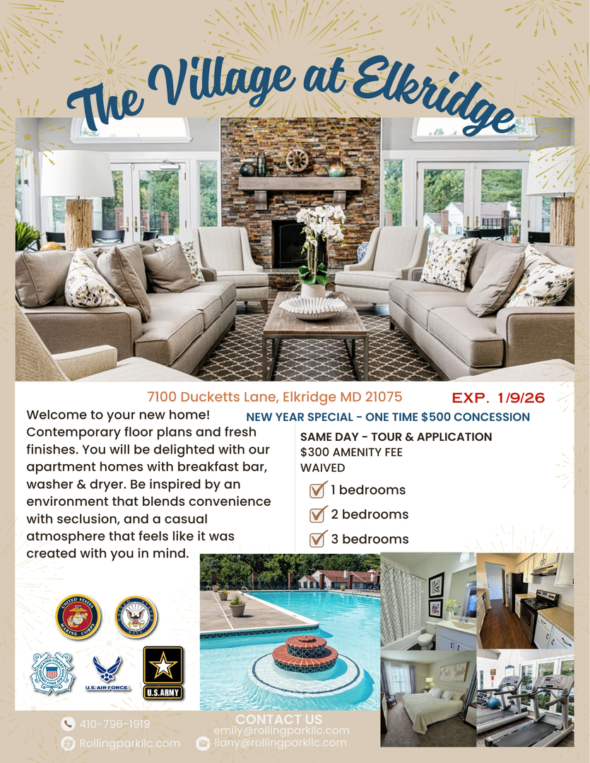 Elkridge Apartment: 7050-7136 Ducketts Lane