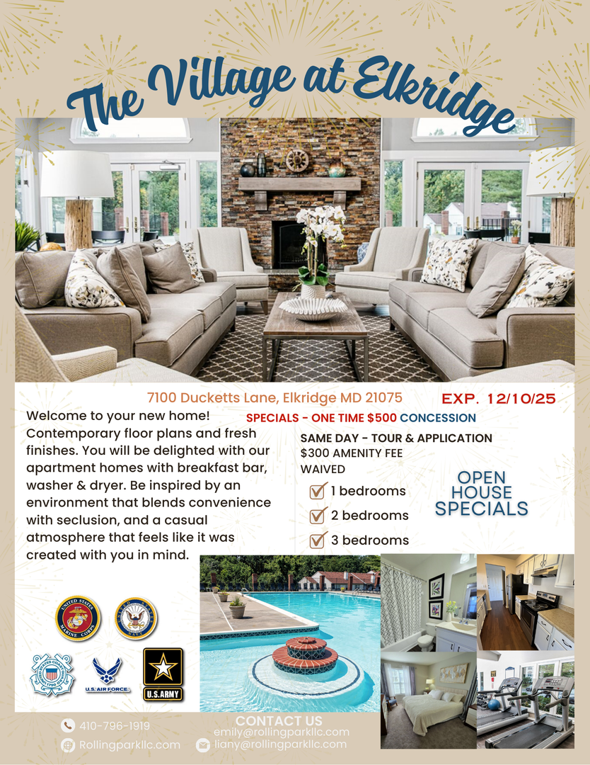 Elkridge Apartment: 7050-7136 Ducketts Lane