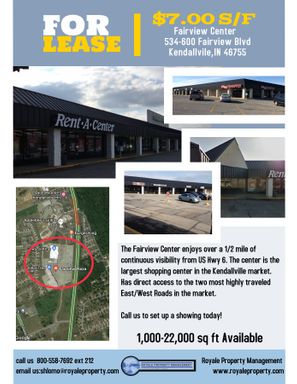 Fairview Plaza, Kendallville IN