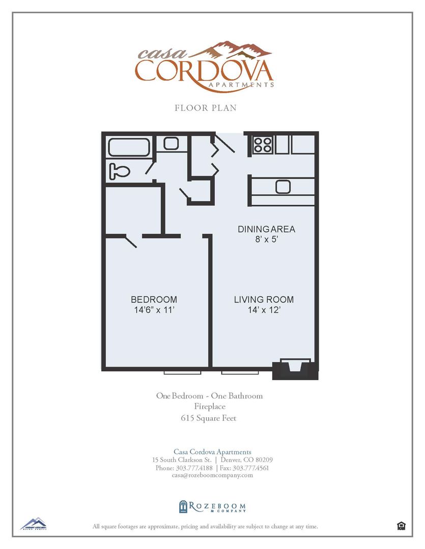 Denver Apartment: 15 So. Clarkson St.