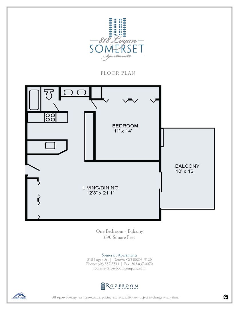 Denver Apartment: 818 N Logan St.