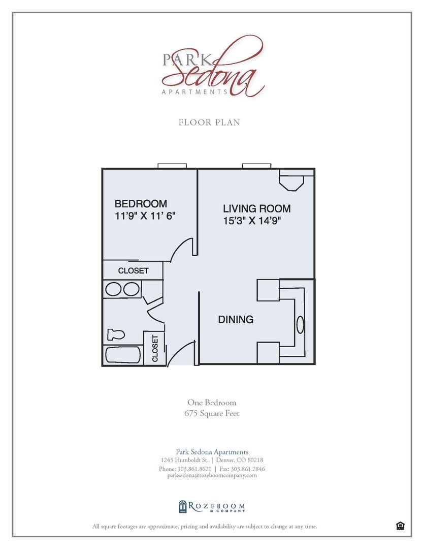 Denver Apartment: 1245 N Humboldt St.