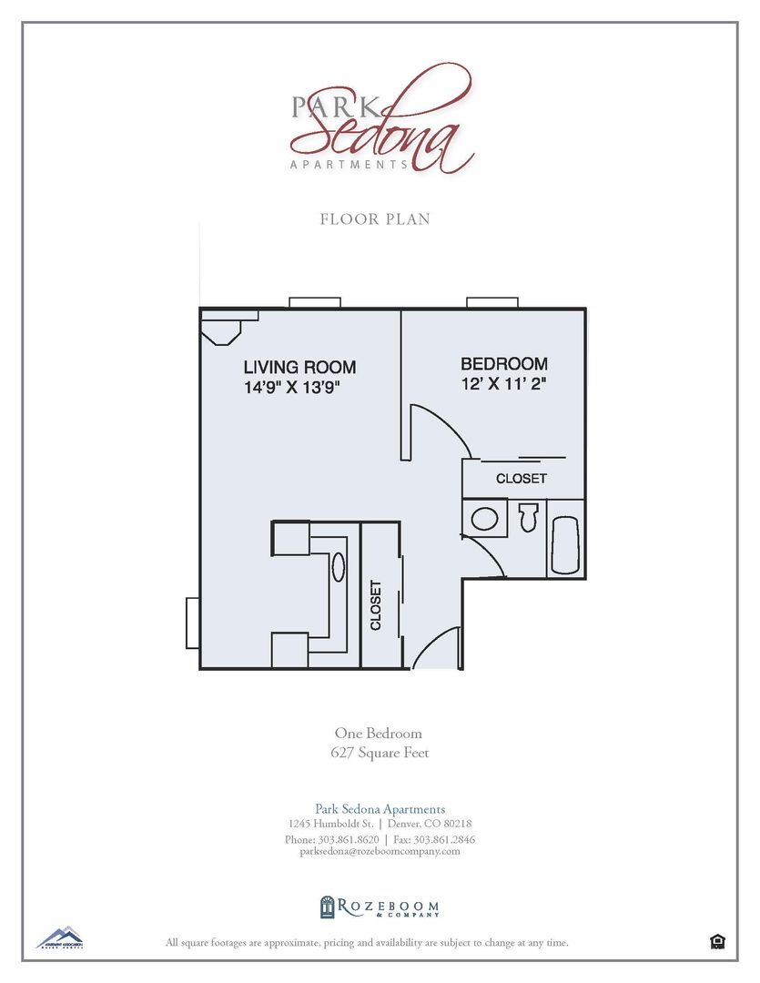 Denver Apartment: 1245 N Humboldt St.