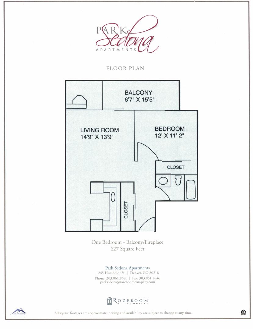 Denver Apartment: 1245 N Humboldt St.