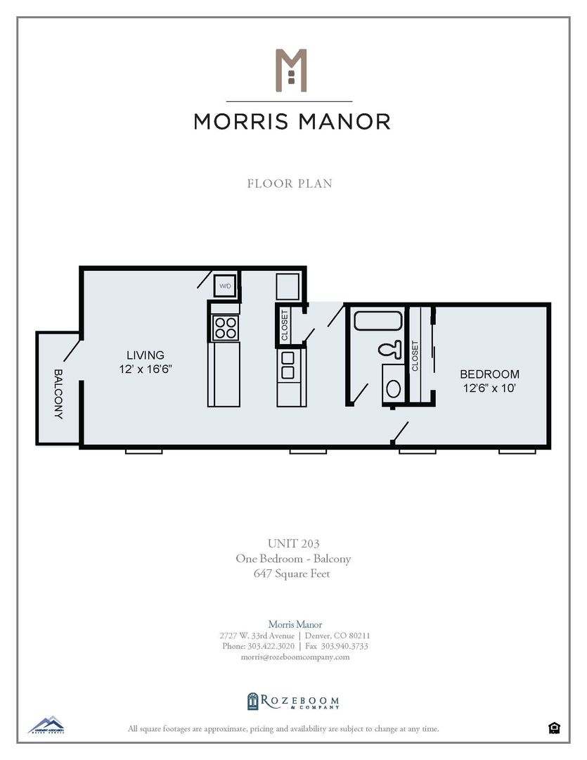 Denver Apartment: 2727 W. 33rd Avenue