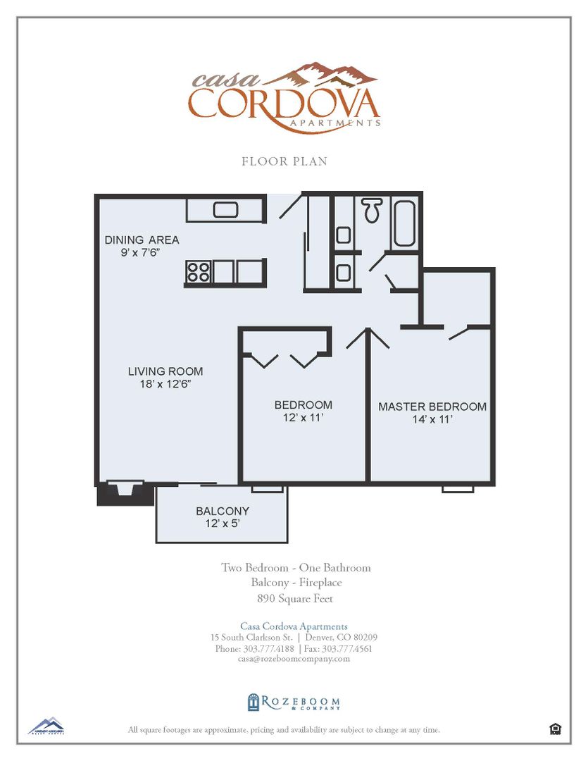 Denver Apartment: 15 So. Clarkson St.