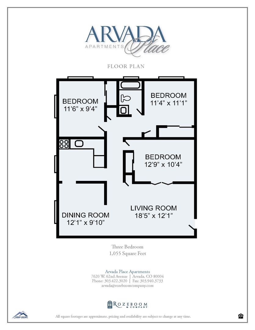 Arvada Apartment: 7620 W. 62nd Ave.