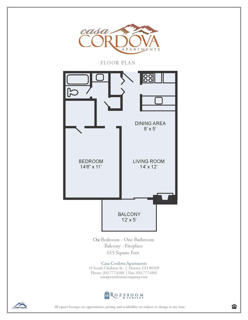 Denver Apartment: 15 So. Clarkson St.