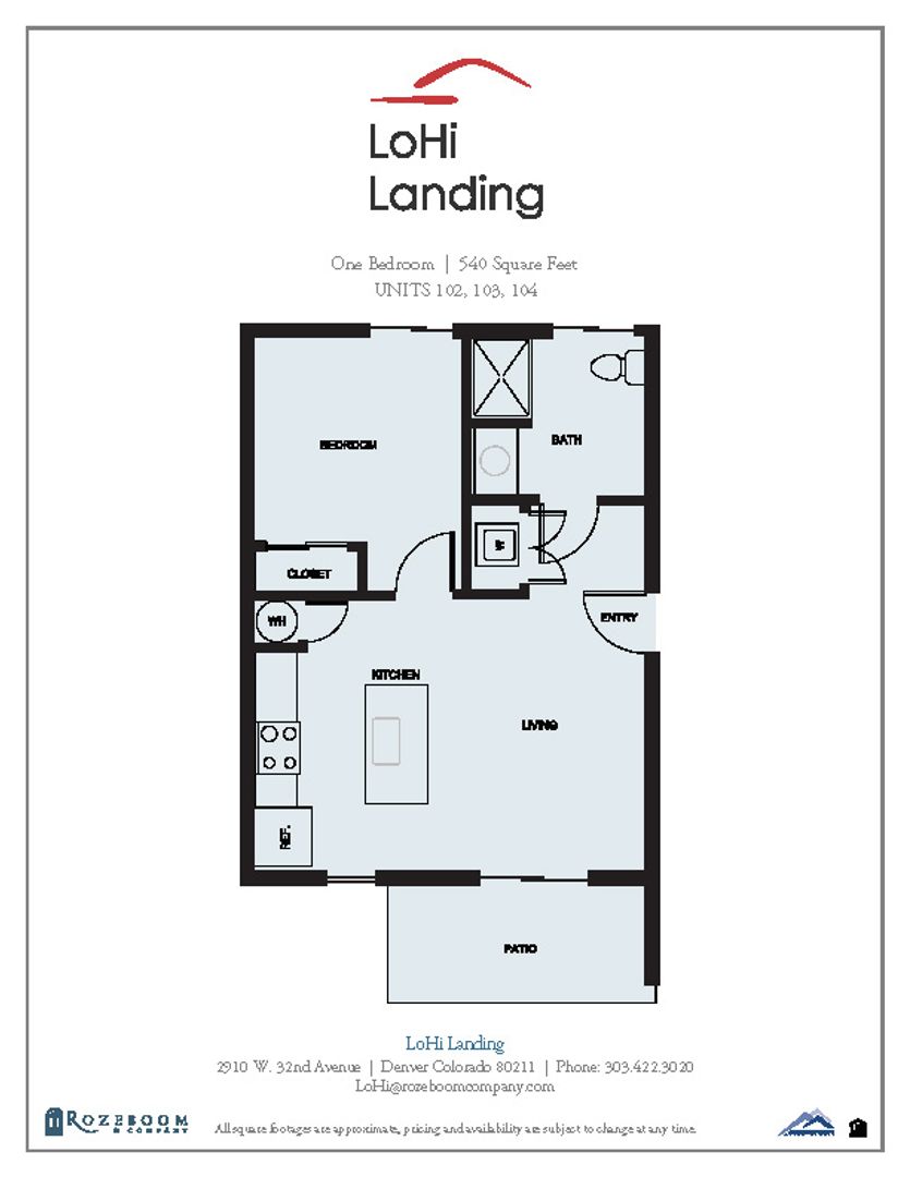 Denver Apartment: 2910 W. 32nd Ave.