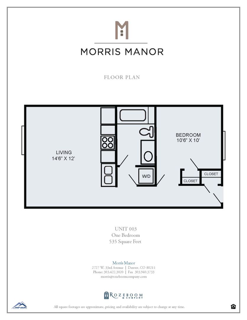 Denver Apartment: 2727 W. 33rd Avenue