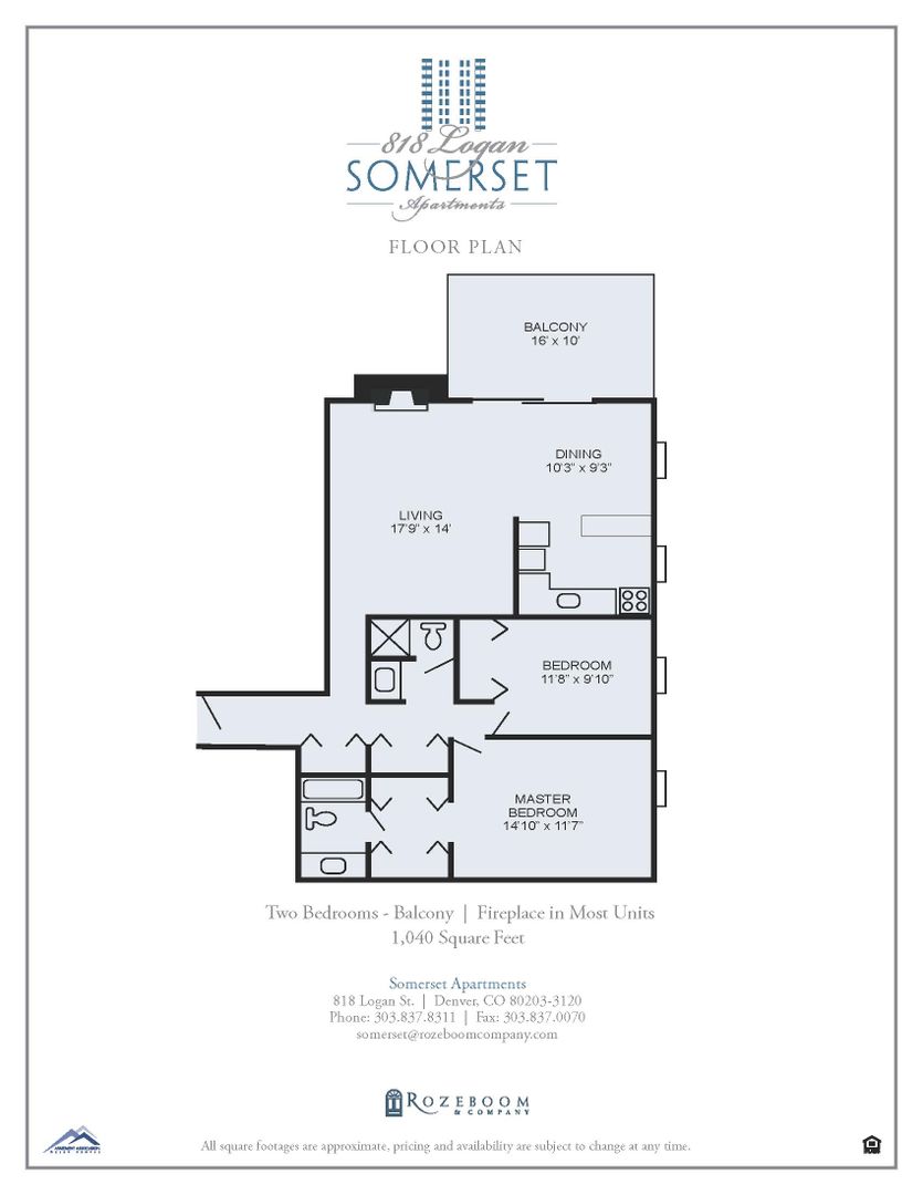 Denver Apartment: 818 N Logan St.