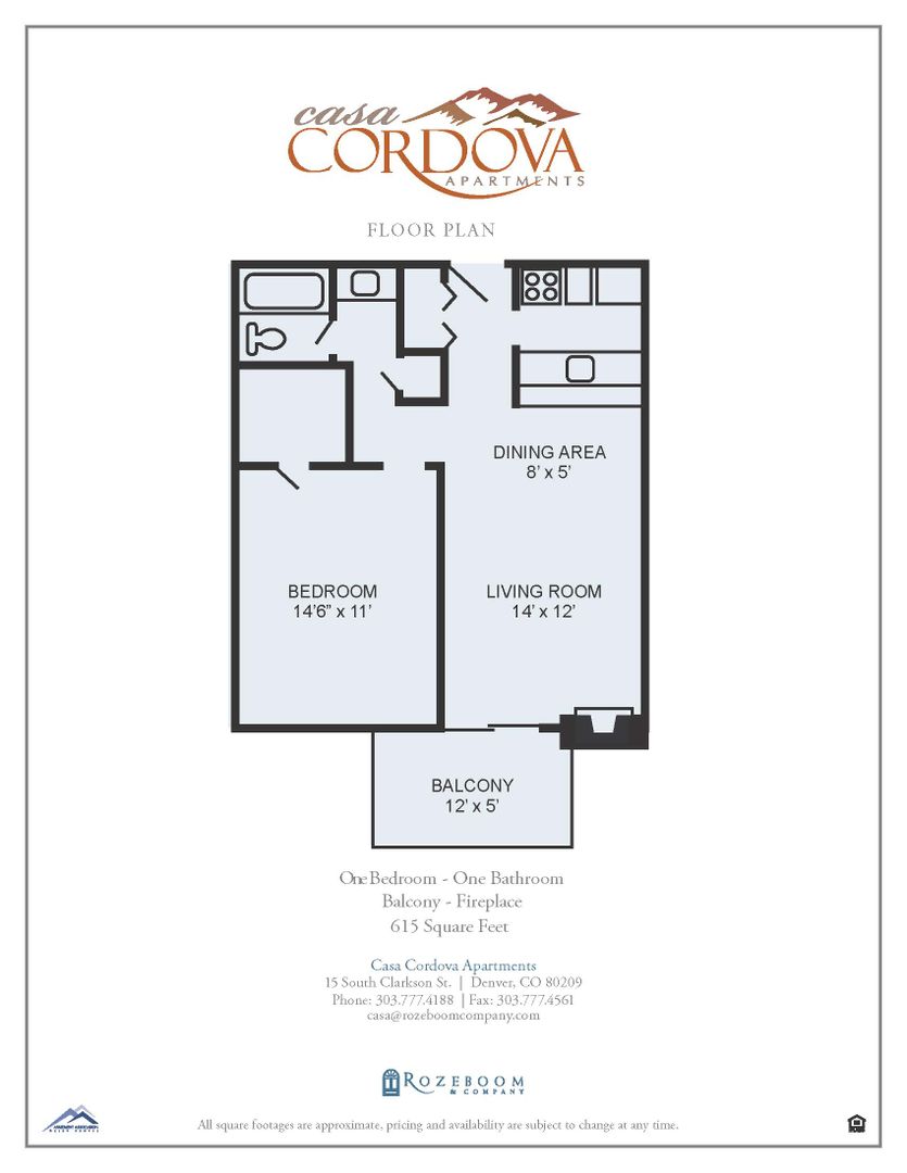 Denver Apartment: 15 So. Clarkson St.