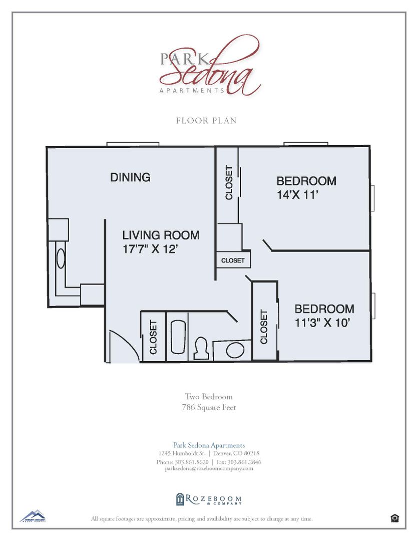 Denver Apartment: 1245 N Humboldt St.