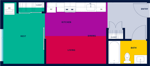 VIVID ROOSEVELT! A LIVING SPACE AS UNIQUIE AND VIBRANT AS YOU ARE – photo 1