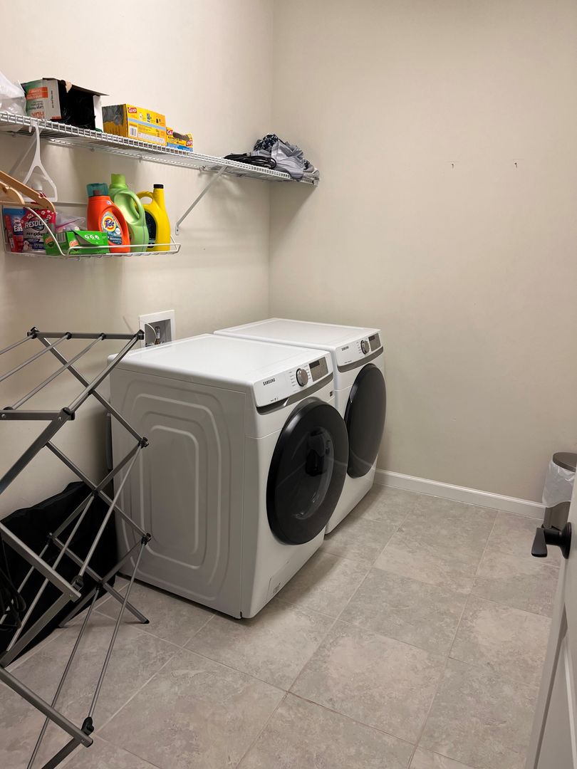 Laundry room at Mistflower 16099 Drive