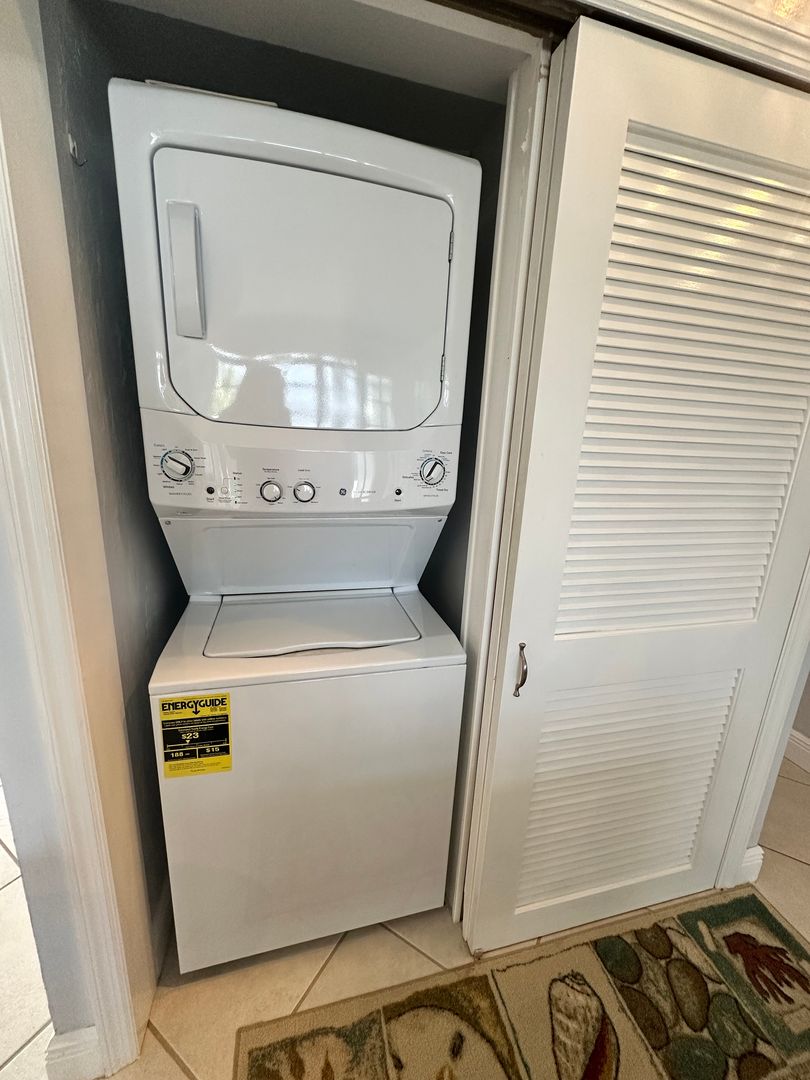 Laundry room at Vanderbilt Beach Road 377