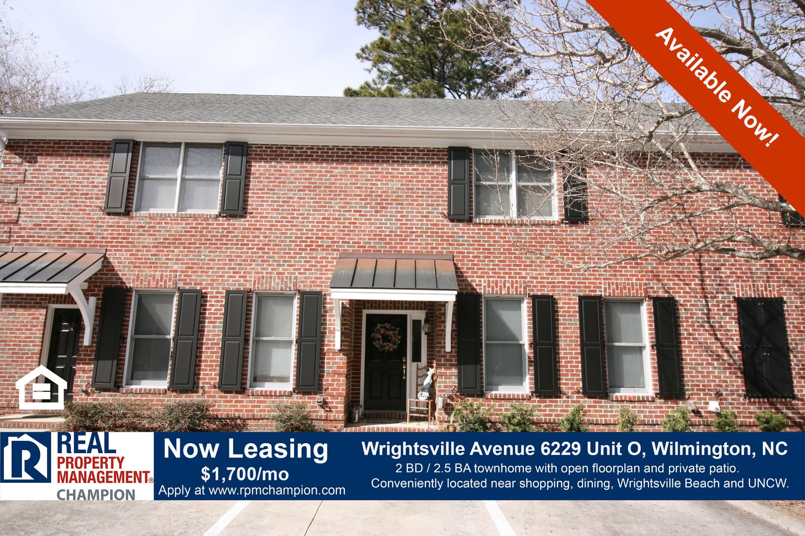 Wilmington Townhome: 6229 Wrightsville Avenue, Unit O