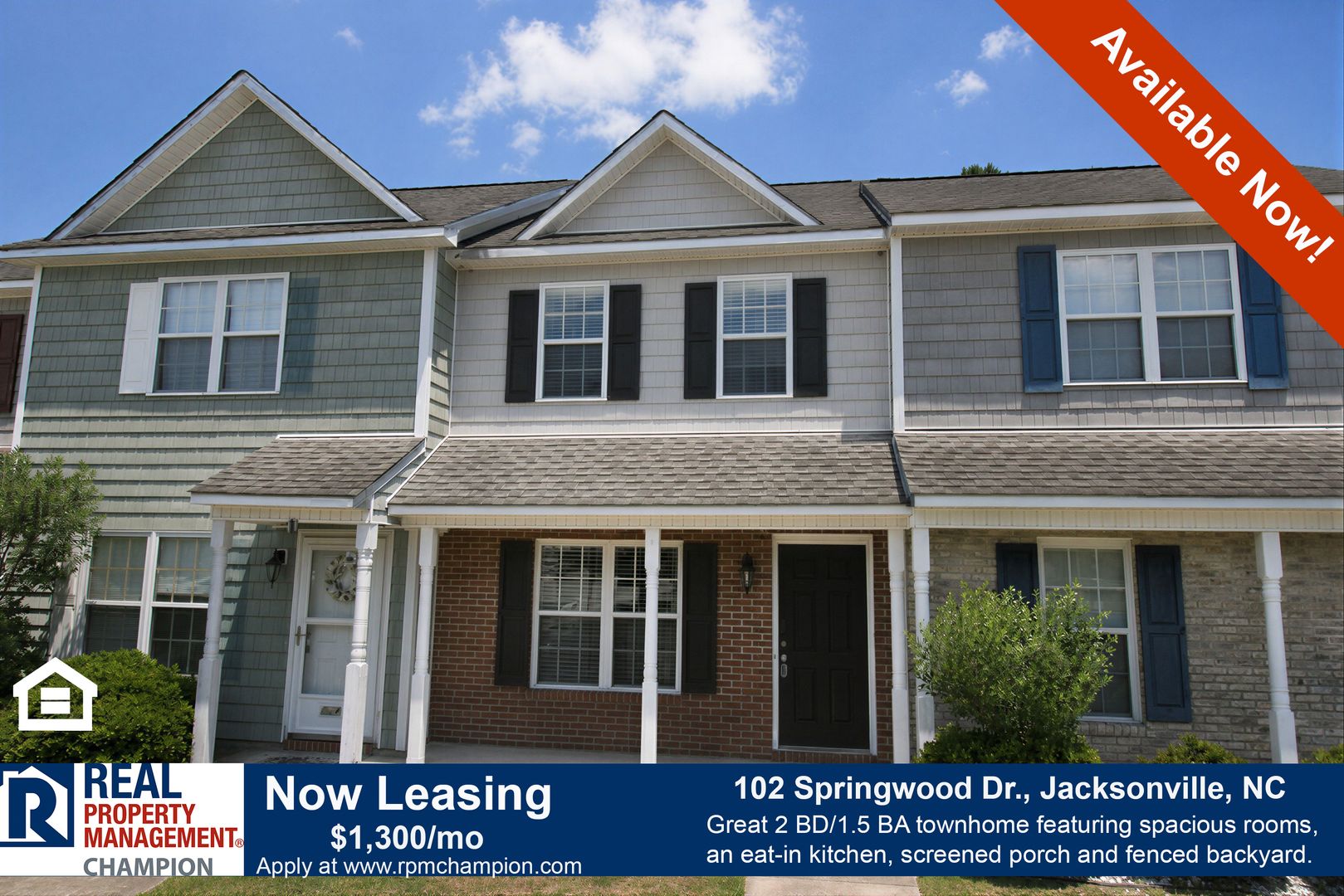 Jacksonville Townhome: 102 Springwood Drive