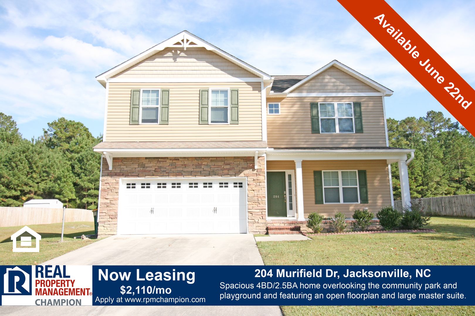 Jacksonville House: 204 Murifield Drive