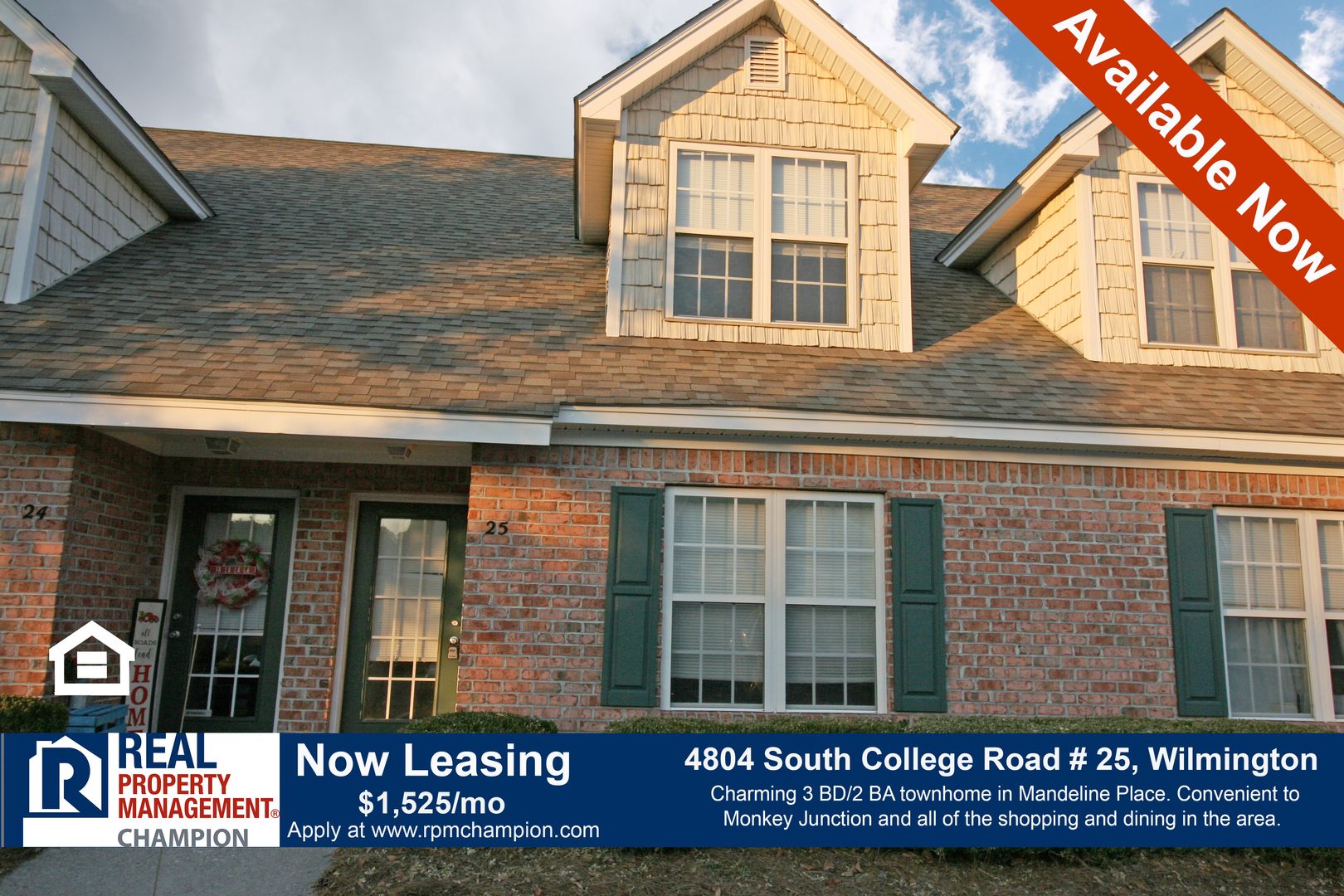 Wilmington House: 4804 South College Road Unit 25